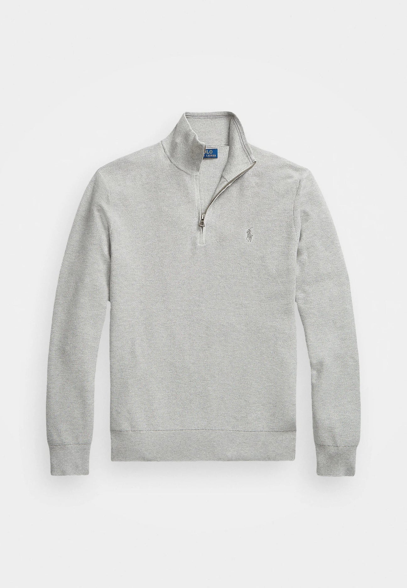 RL PULLOVER MED KVART LYNLÅS