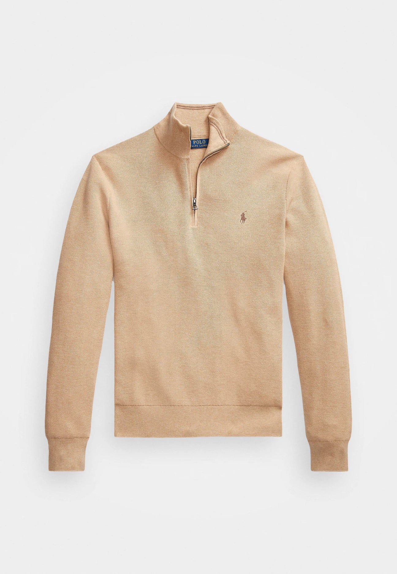 RL PULLOVER MED KVART LYNLÅS