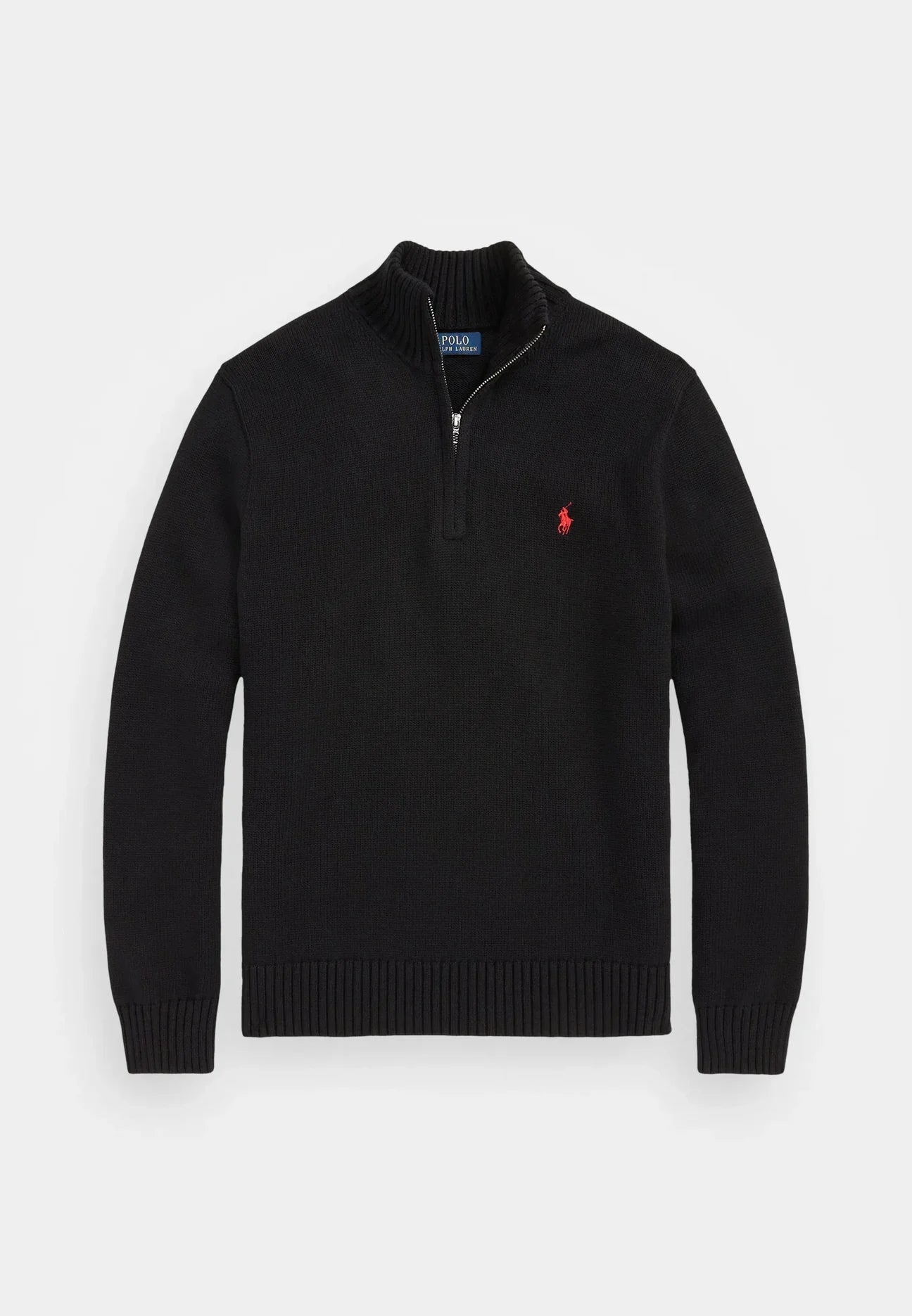 RL PULLOVER MED KVART LYNLÅS